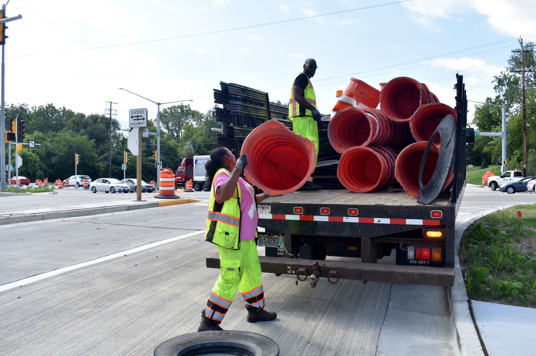 Highway MM barrel removal